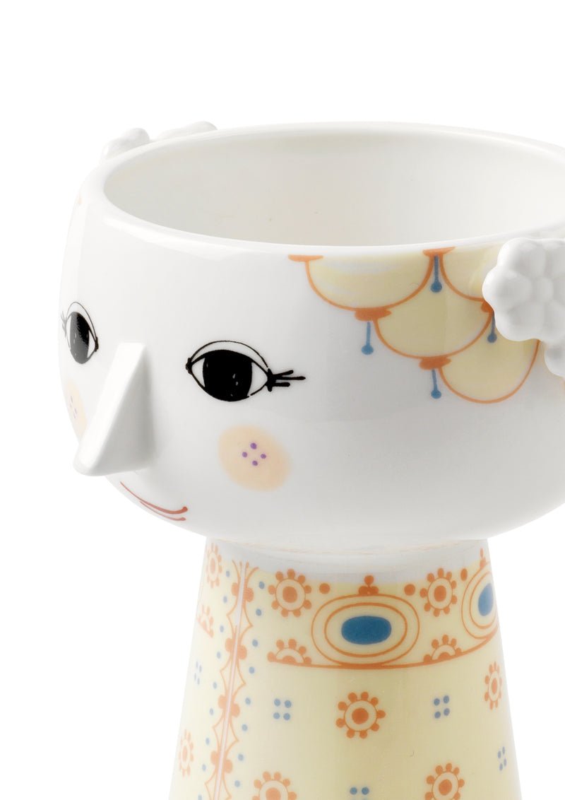 Bjørn Wiinblad Eva Vase Soft Yellow