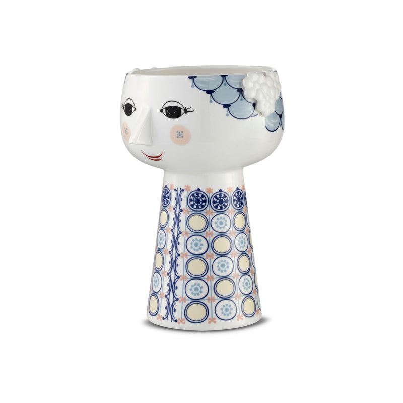 Bjørn Wiinblad Eva Vase Blue