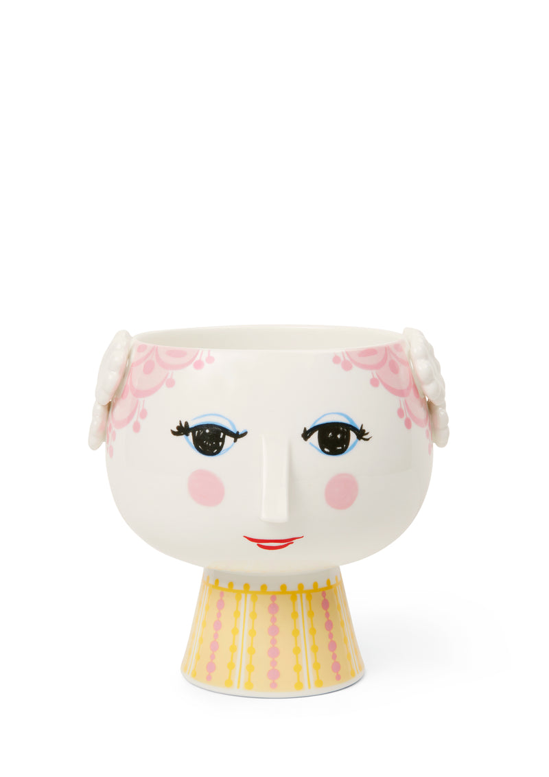Bjørn Wiinblad Eva Flowerpot On Base Pink