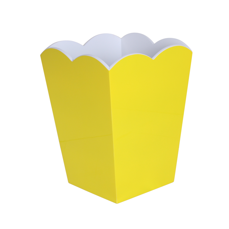 Scallop Bin Yellow White