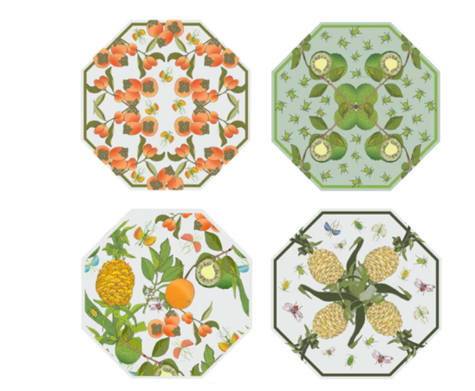 Coaster Cotton & Quill Mixed Bag (Set of 4)