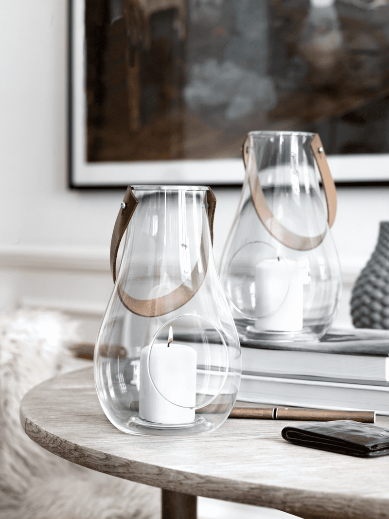 Holmegaard DWL Lantern Clear H: 17.7" Ø: 10.4"