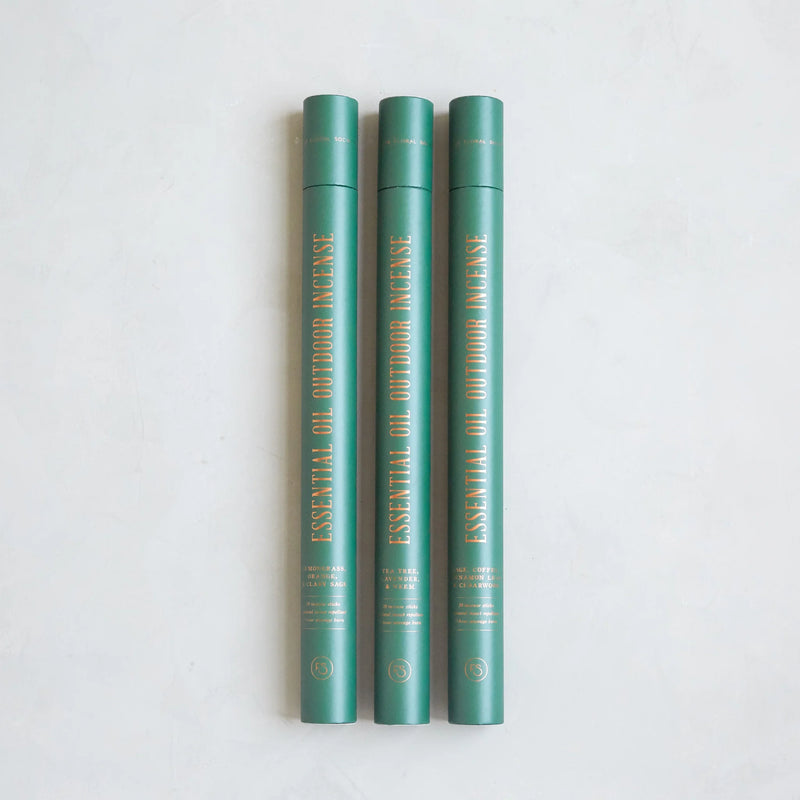 Outdoor Incense Sage, Coffee, Cinnamon Leaf & Cedarwood