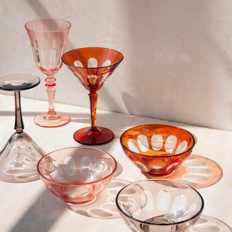 Rialto Glass Martini Kitten , Set Of 2