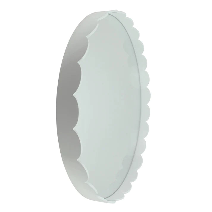 Round Mirror White