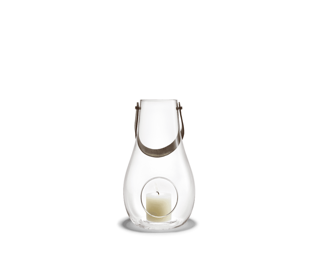 Holmegaard DWL Lantern Clear H: 17.7" Ø:  10.4"