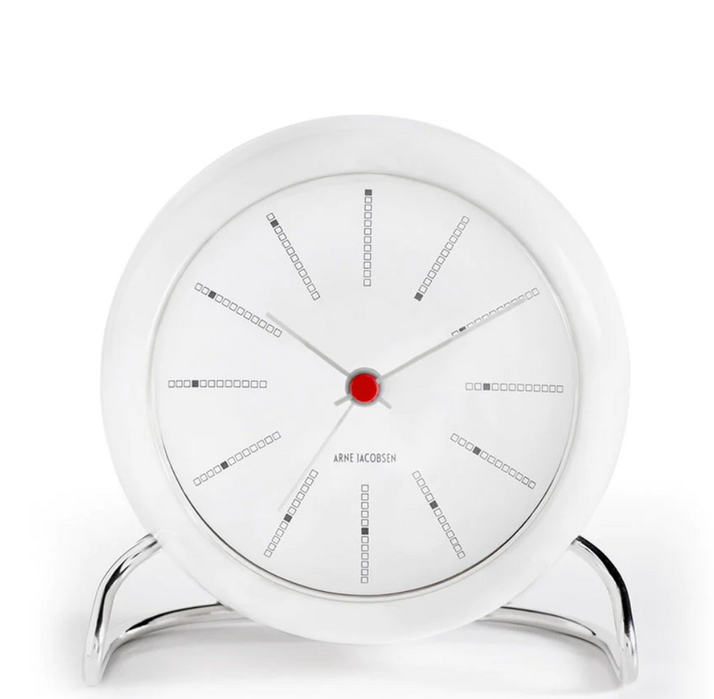 Bankers' Alarm Clock White