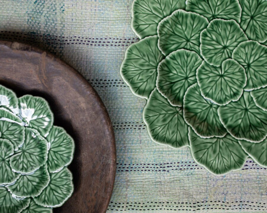 Bordallo Leaf Plate Green