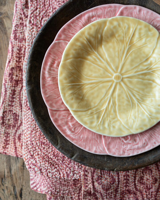 Cabbage Dinner Plate Pale Pink