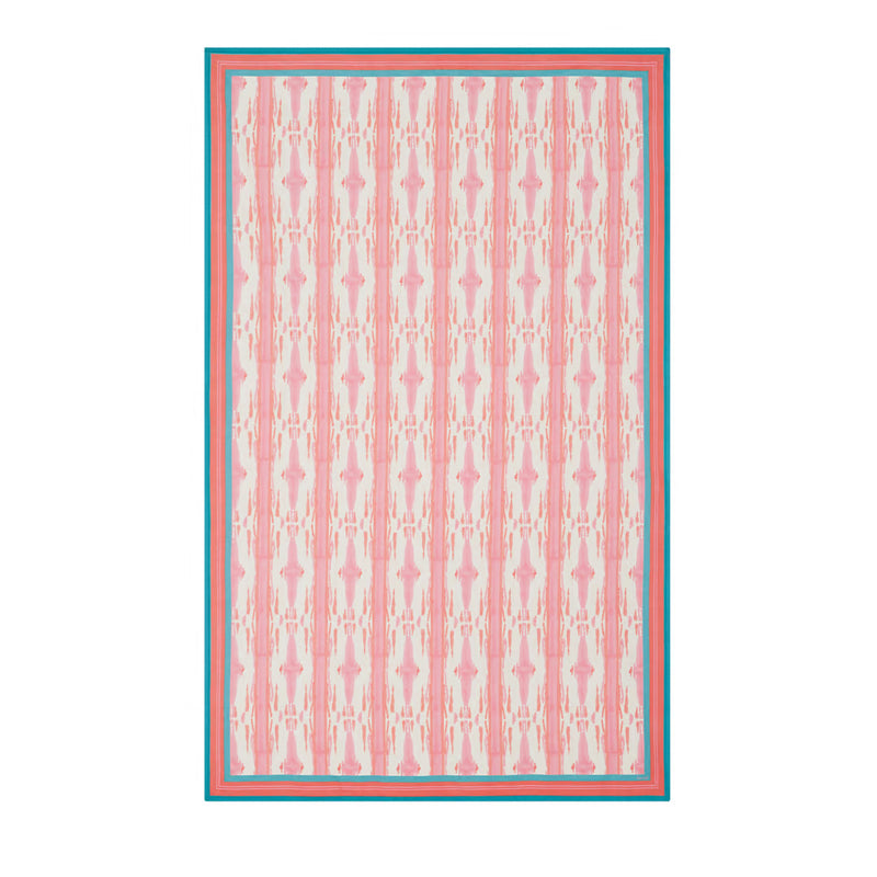 Flame Design Pink Rectangular Tablecloth