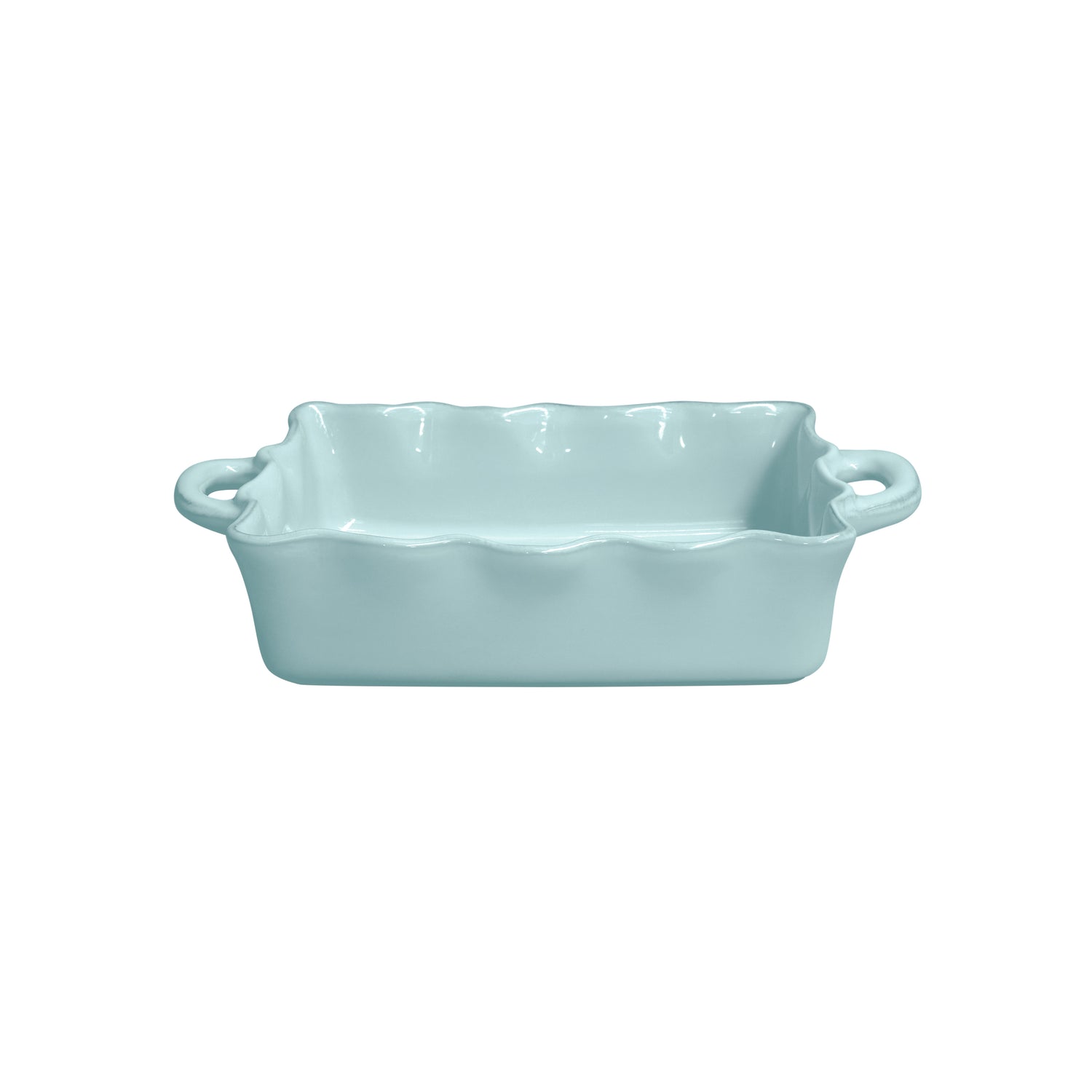 Cook & Host Baker Ruffled Medium Rectangle Blue